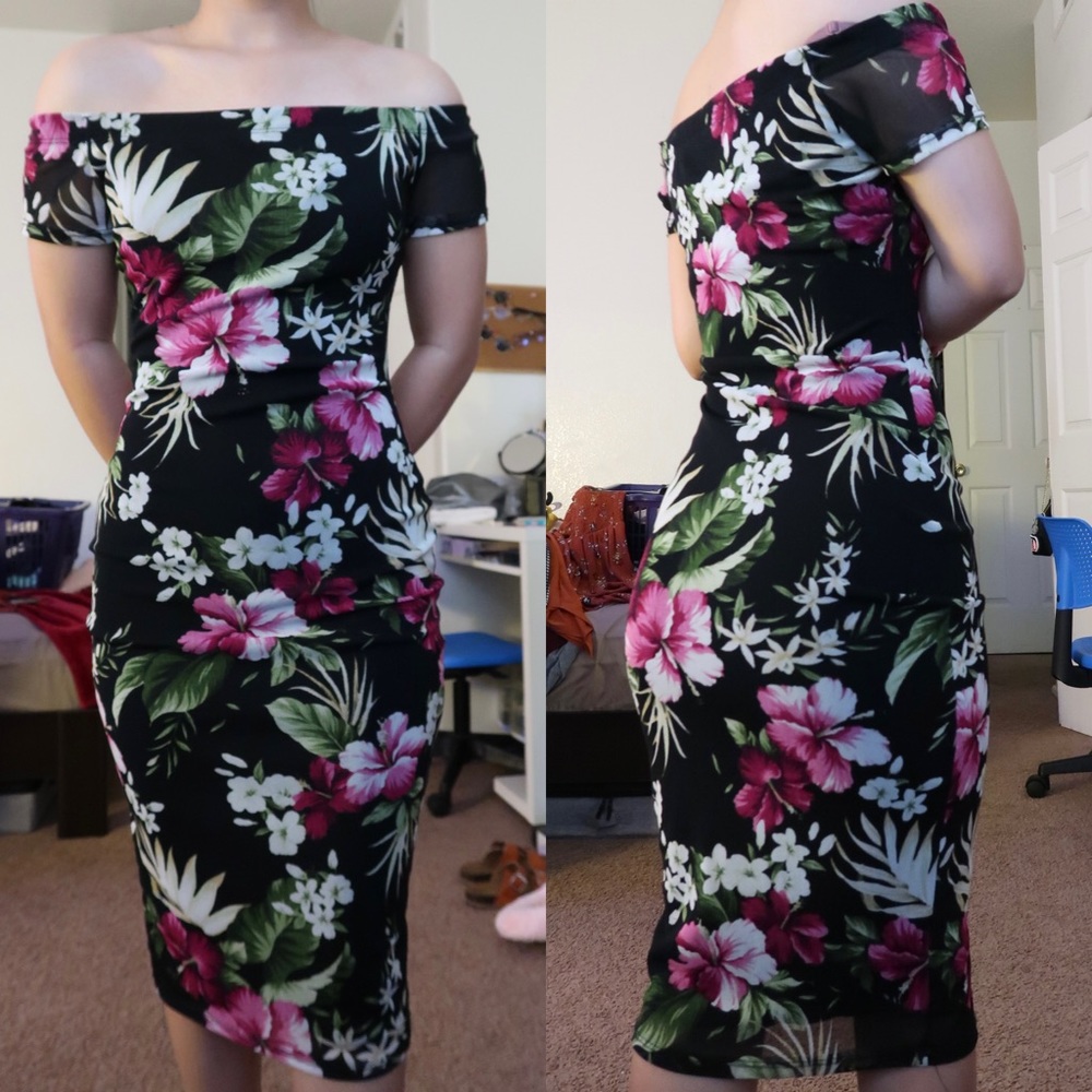 Off Shoulder Bodycon Dress